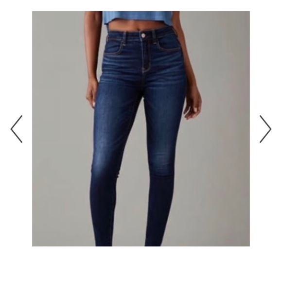 American Eagle Outfitters Denim - American Eagle Outfitters Dark Blue Ankle Jeans